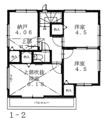 通常の間取図