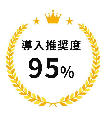 導入推奨度95％